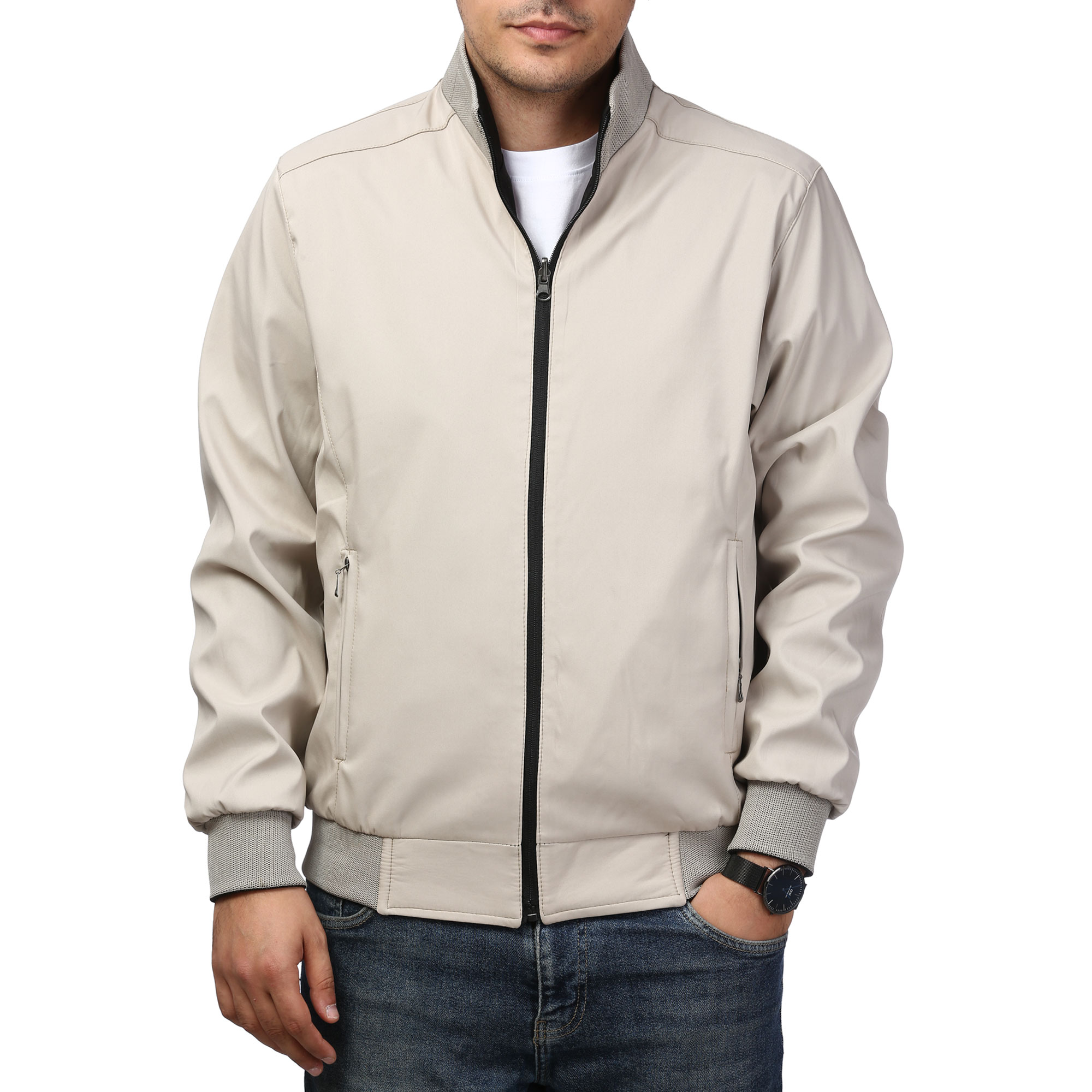 کاپشن دو رو شمعی مردانه مدل 603629