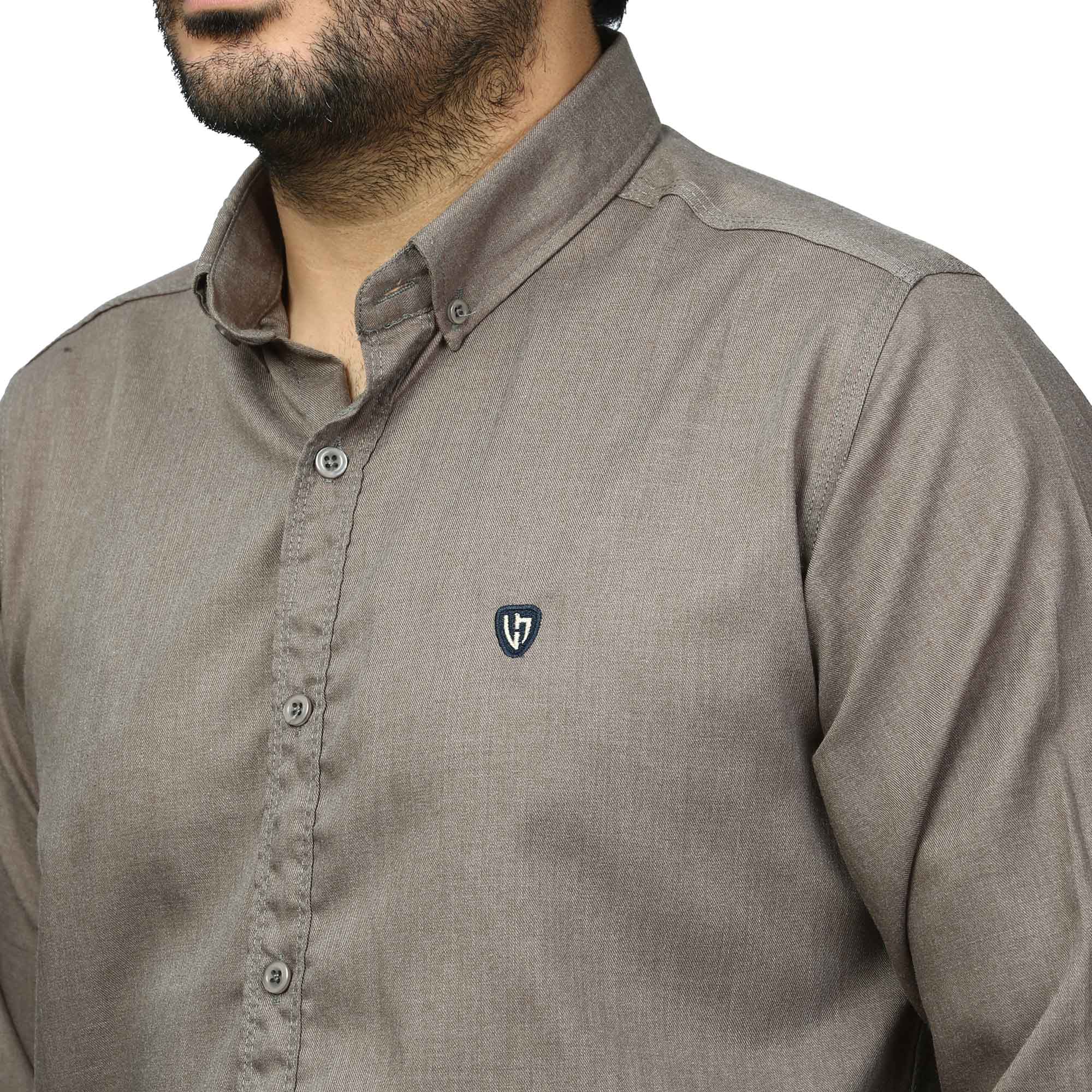 پیراهن آستین بلند ساده مردانه مدل 61029148