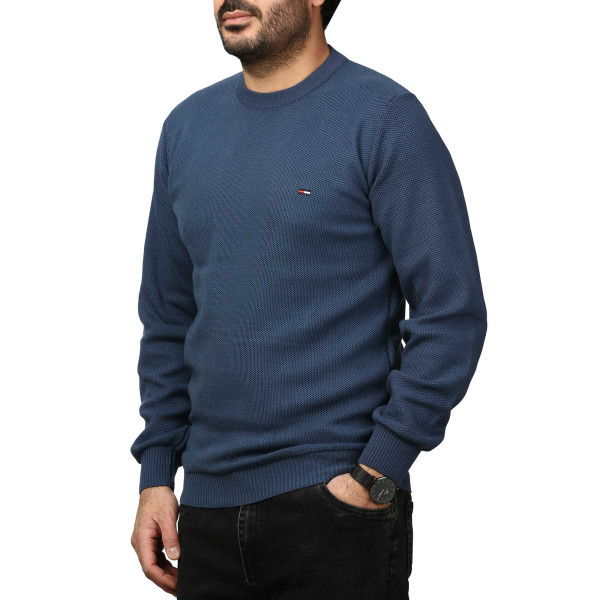 پلیور بافت فندقی مردانه مدل 659857