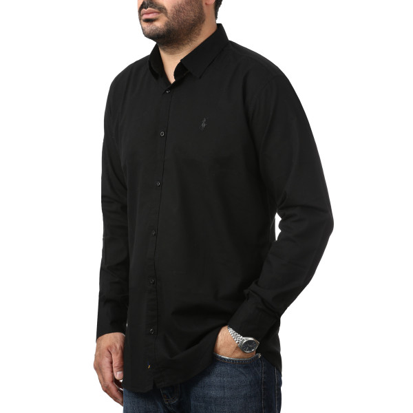 پیراهن آستین بلند ساده مردانه مدل 61029136