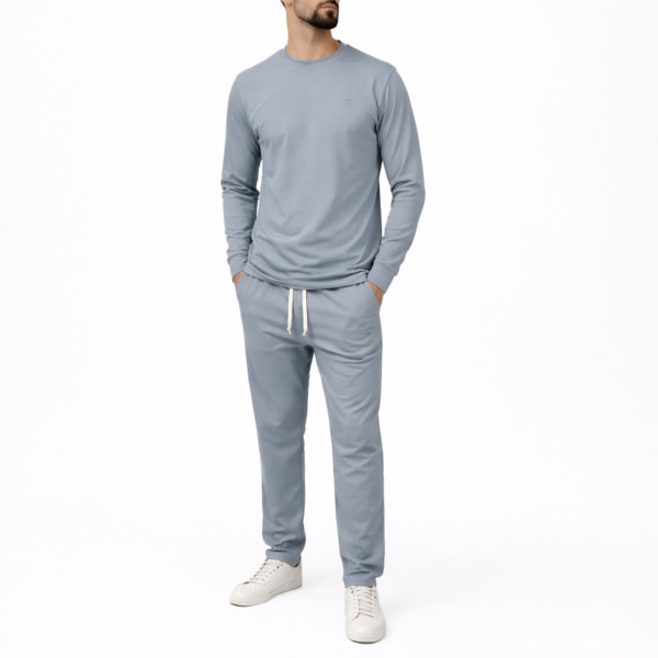 ست تیشرت آستین بلند و شلوار مردانه تن کوک مدل 1220