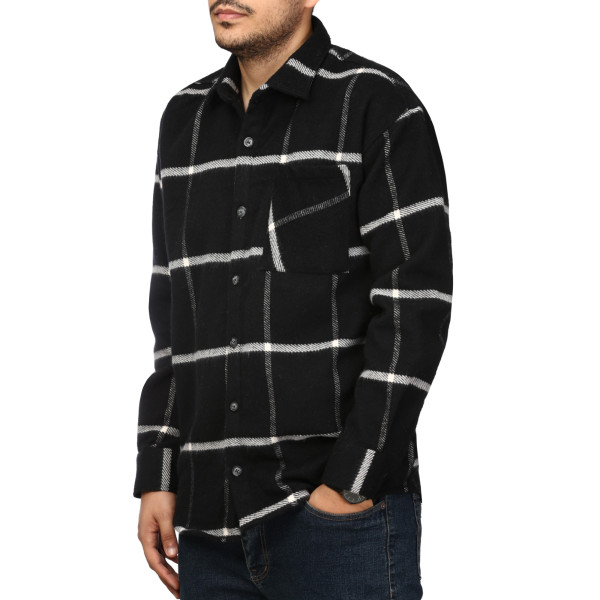 پیراهن پشمی ضخیم مردانه مدل 6203865