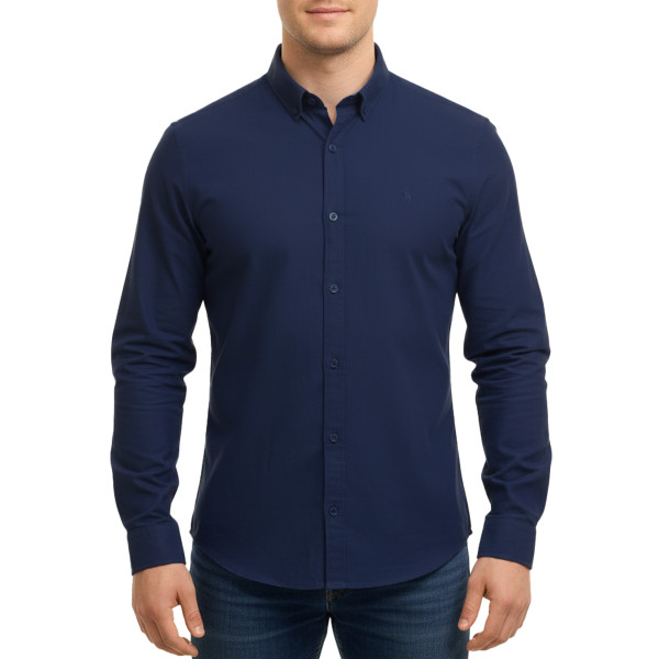 پیراهن آستین بلند ساده مردانه مدل 61029142