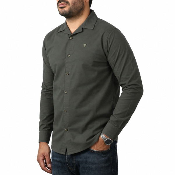پیراهن کتان نازک یقه انگلیسی مدل 6104938