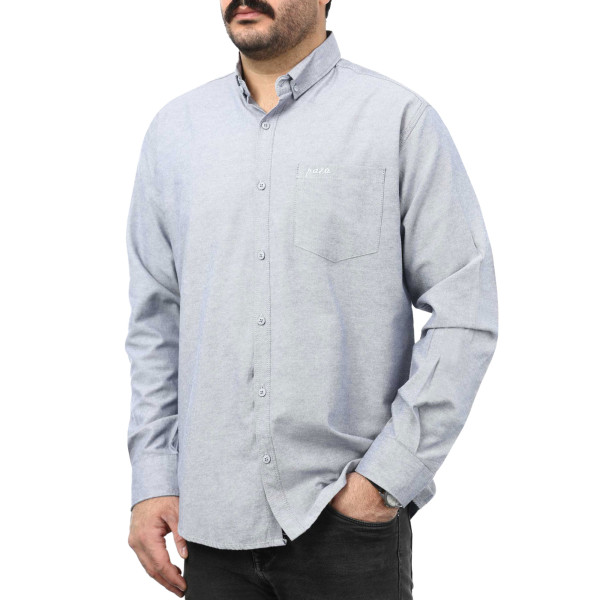 پیراهن آستین بلند ساده مردانه مدل 6202971