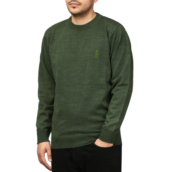 پلیور بافت یقه گرد مردانه مدل 6598513