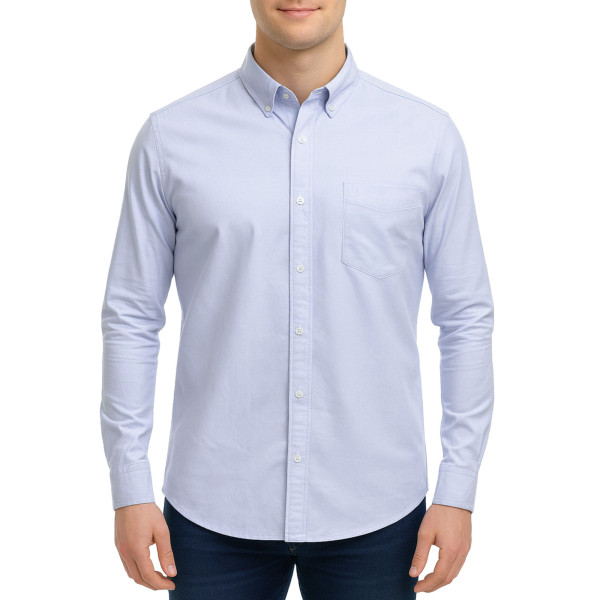 پیراهن آستین بلند ساده مردانه برندمد مدل 1420293