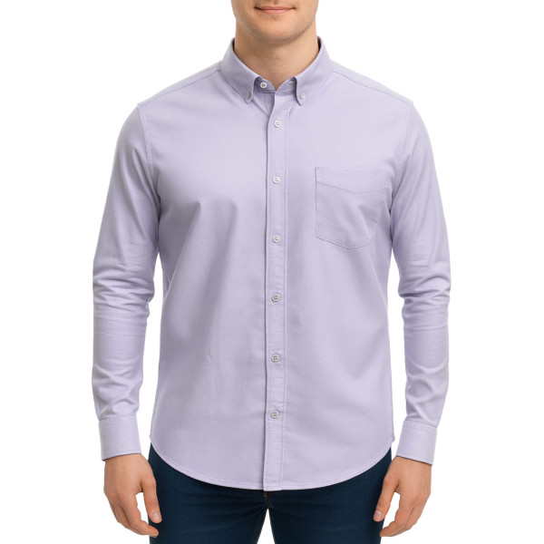 پیراهن آستین بلند ساده مردانه برندمد مدل 1420295