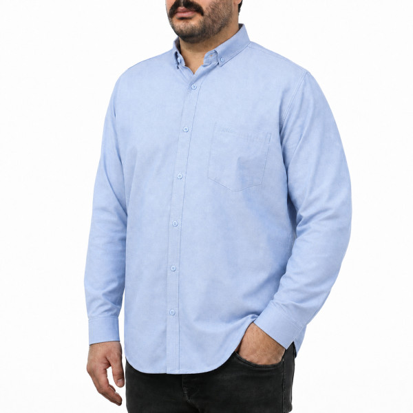 پیراهن آستین بلند ساده مردانه مدل 6202982