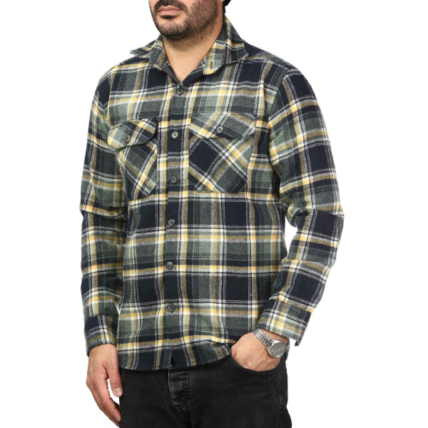 پیراهن پشمی ضخیم مردانه مدل 6203874