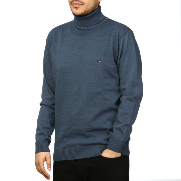 پلیور بافت یقه اسکی مردانه مدل 689854