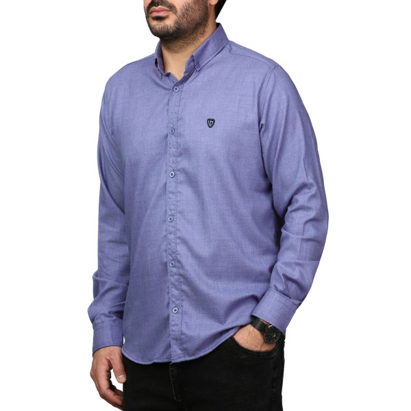 پیراهن آستین بلند ساده مردانه مدل 61029158