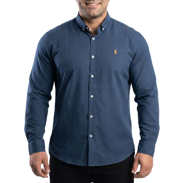 پیراهن سایز بزرگ آستین بلند مردانه  تن کوک مدل 130294