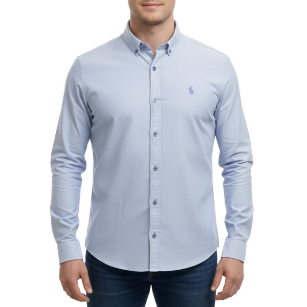 پیراهن آستین بلند ساده مردانه مدل 61029144