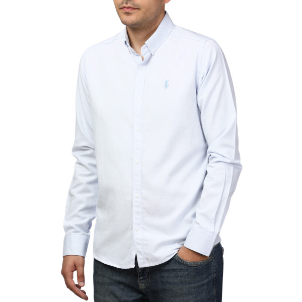 پیراهن آستین بلند راه راه مردانه برند مد مدل 14102019