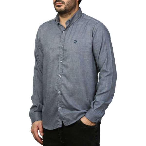 پیراهن آستین بلند ساده مردانه مدل 61029157