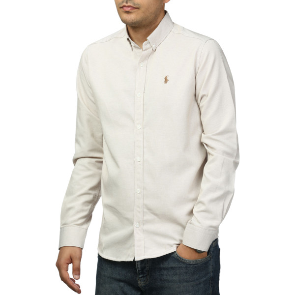 پیراهن آستین بلند راه راه مردانه برند مد مدل 14102018