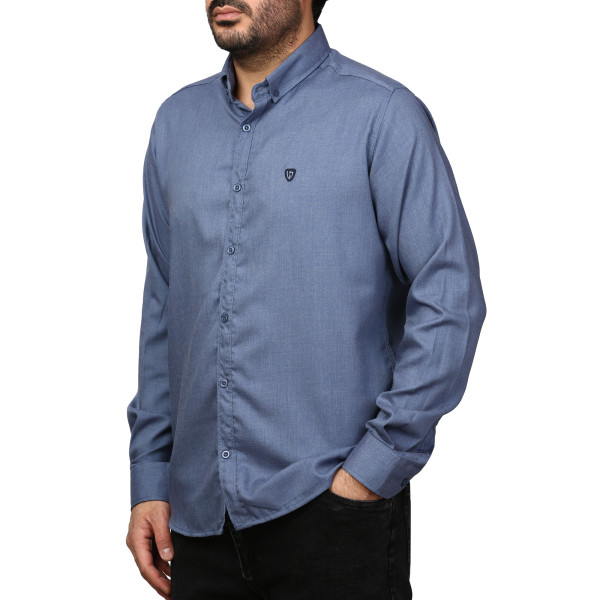 پیراهن آستین بلند ساده مردانه مدل 61029154
