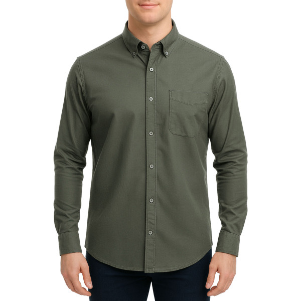 پیراهن آستین بلند ساده مردانه برندمد مدل 1420294