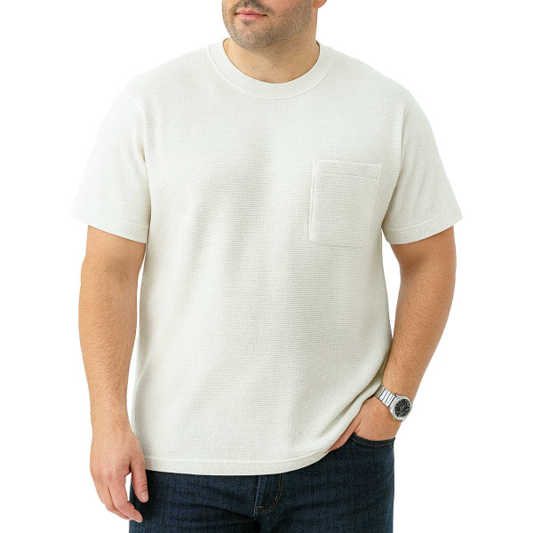 تیشرت آستین کوتاه سایز بزرگ مردانه تن کوک مدل 26512545