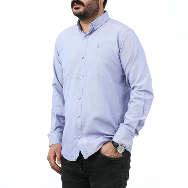 پیراهن آستین بلند ساده مردانه مدل 61029165