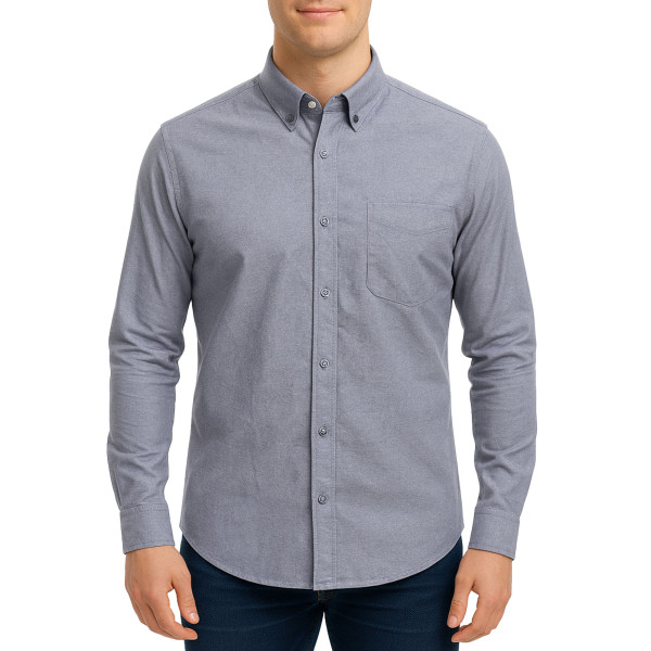 پیراهن آستین بلند ساده مردانه برندمد مدل 1420299