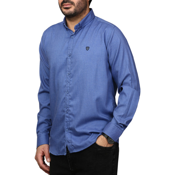 پیراهن آستین بلند ساده مردانه مدل 61029150