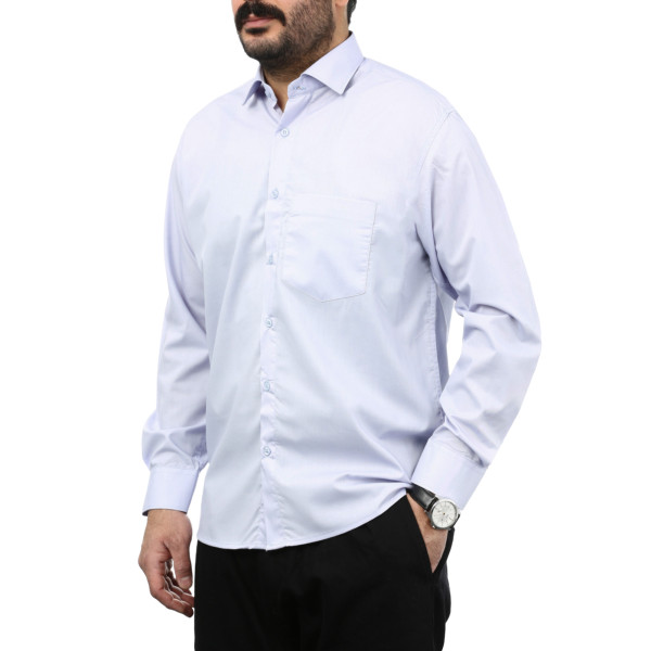 پیراهن جعبه‌ای ساده مردانه کارا مدل 38402191