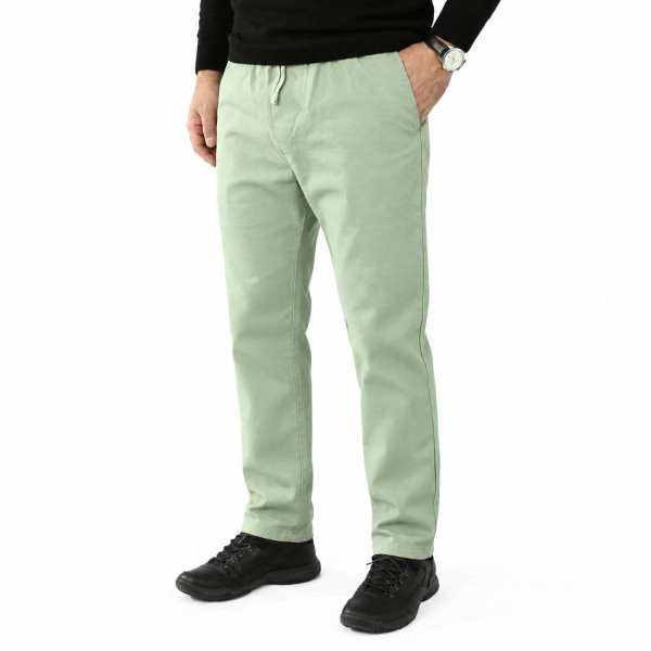 شلوار اسلش کتان دمپا ساده مردانه مدل 64791