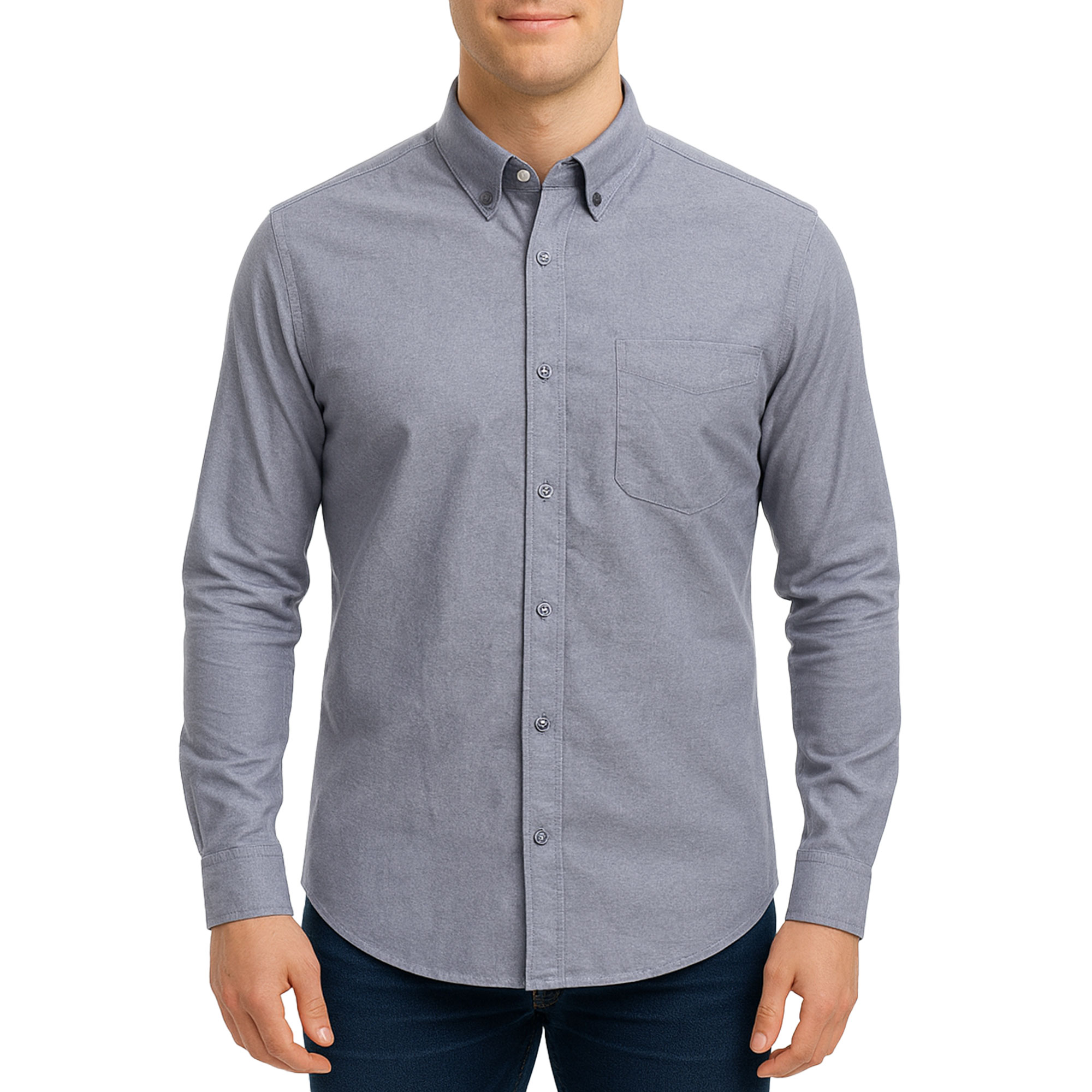 پیراهن آستین بلند ساده مردانه برندمد مدل 1420299