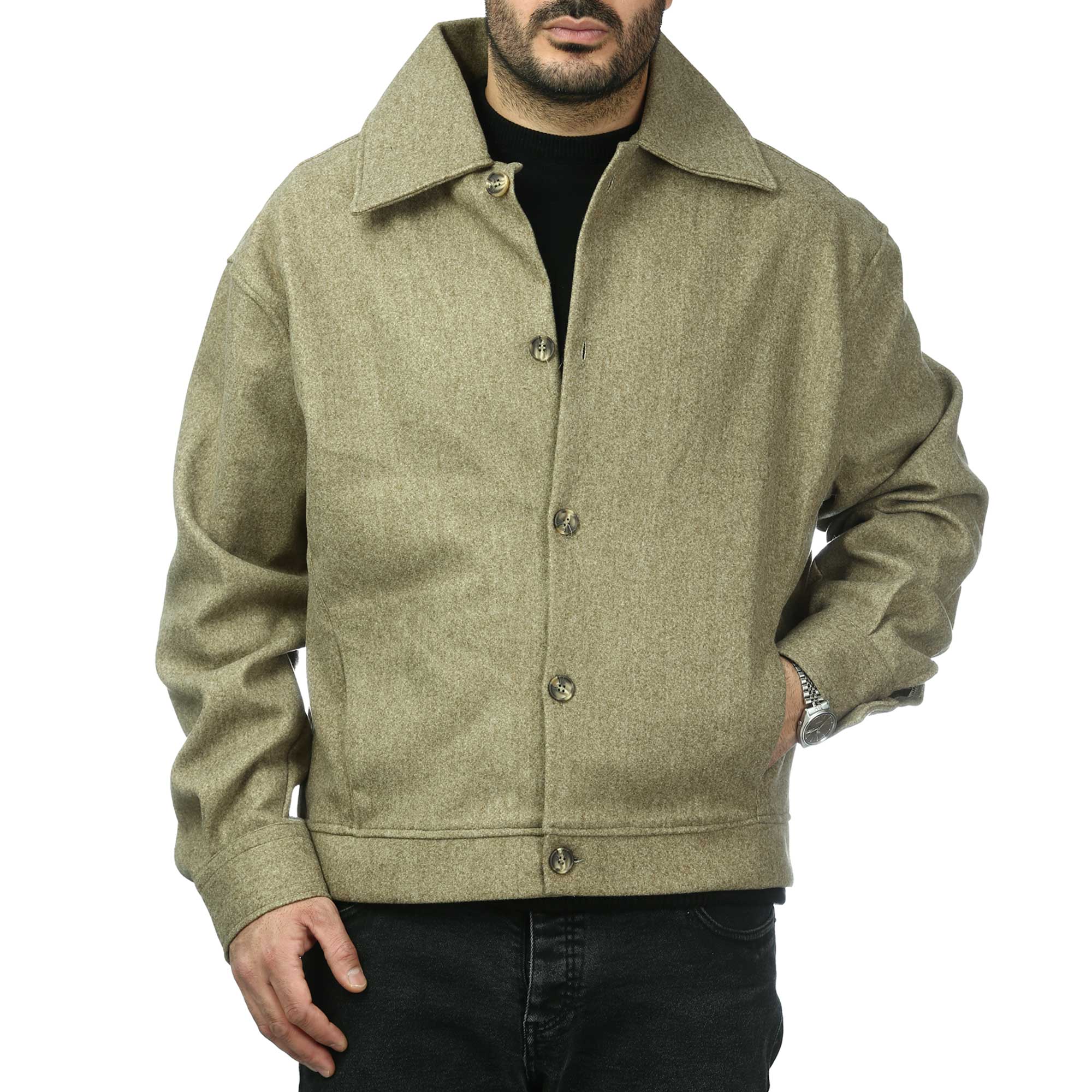 کت فوتر باکسی مردانه مدل 62661