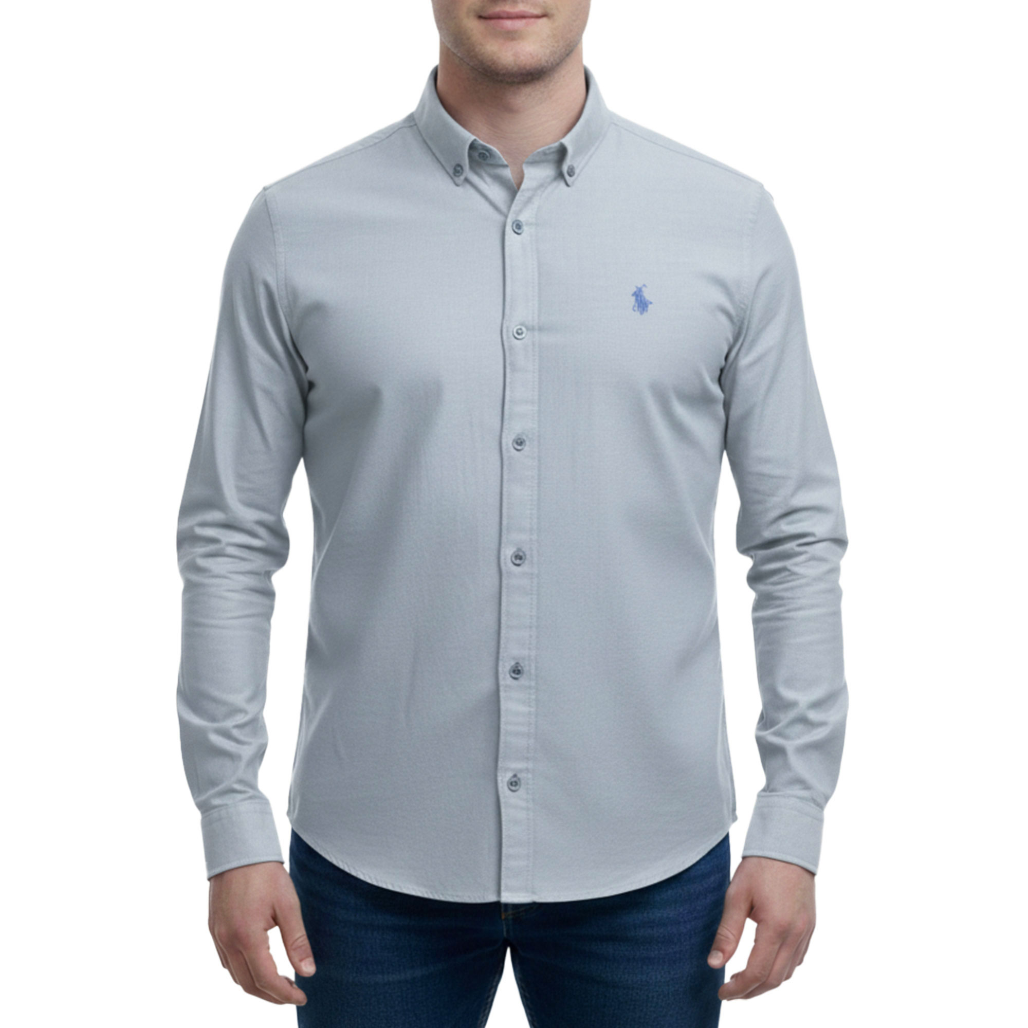 پیراهن آستین بلند ساده مردانه مدل 61029145