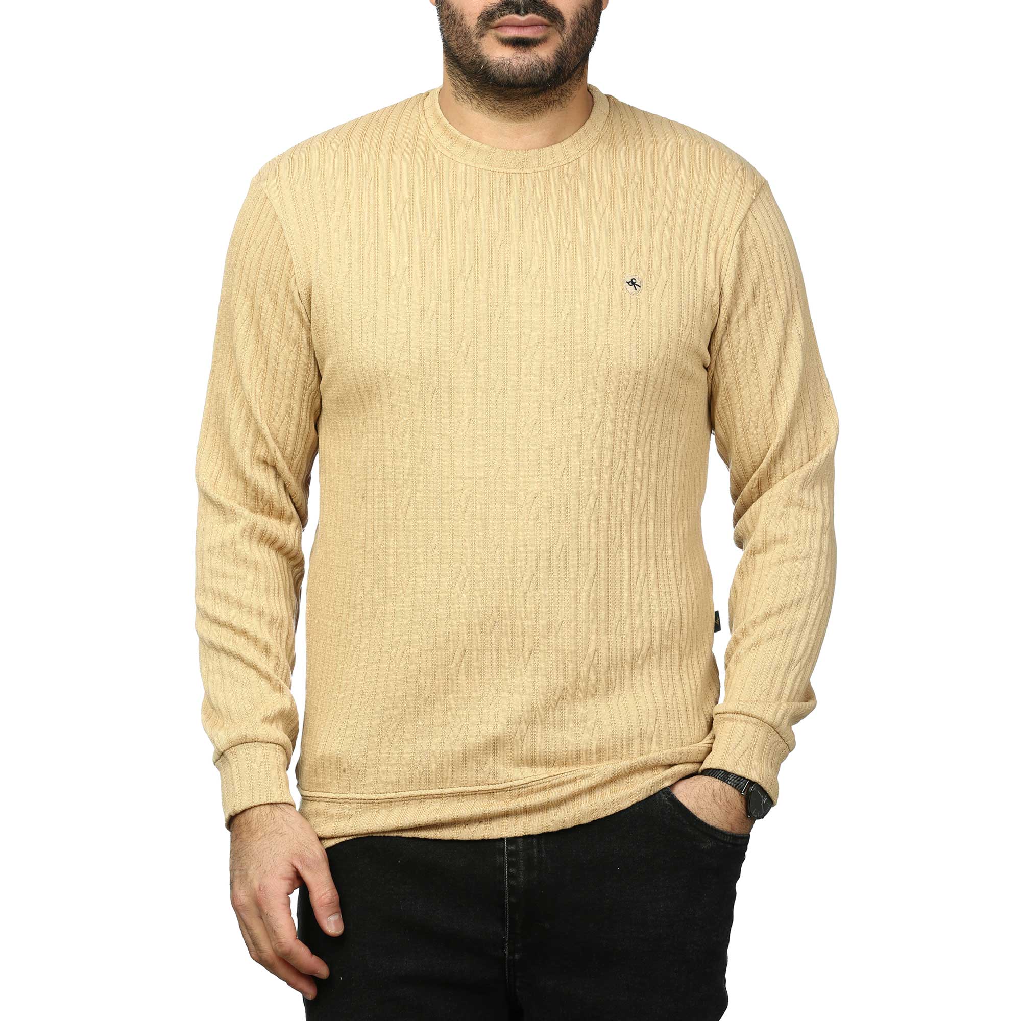 بلوز آستین بلند طرح دار مردانه سیزر مدل 15501781