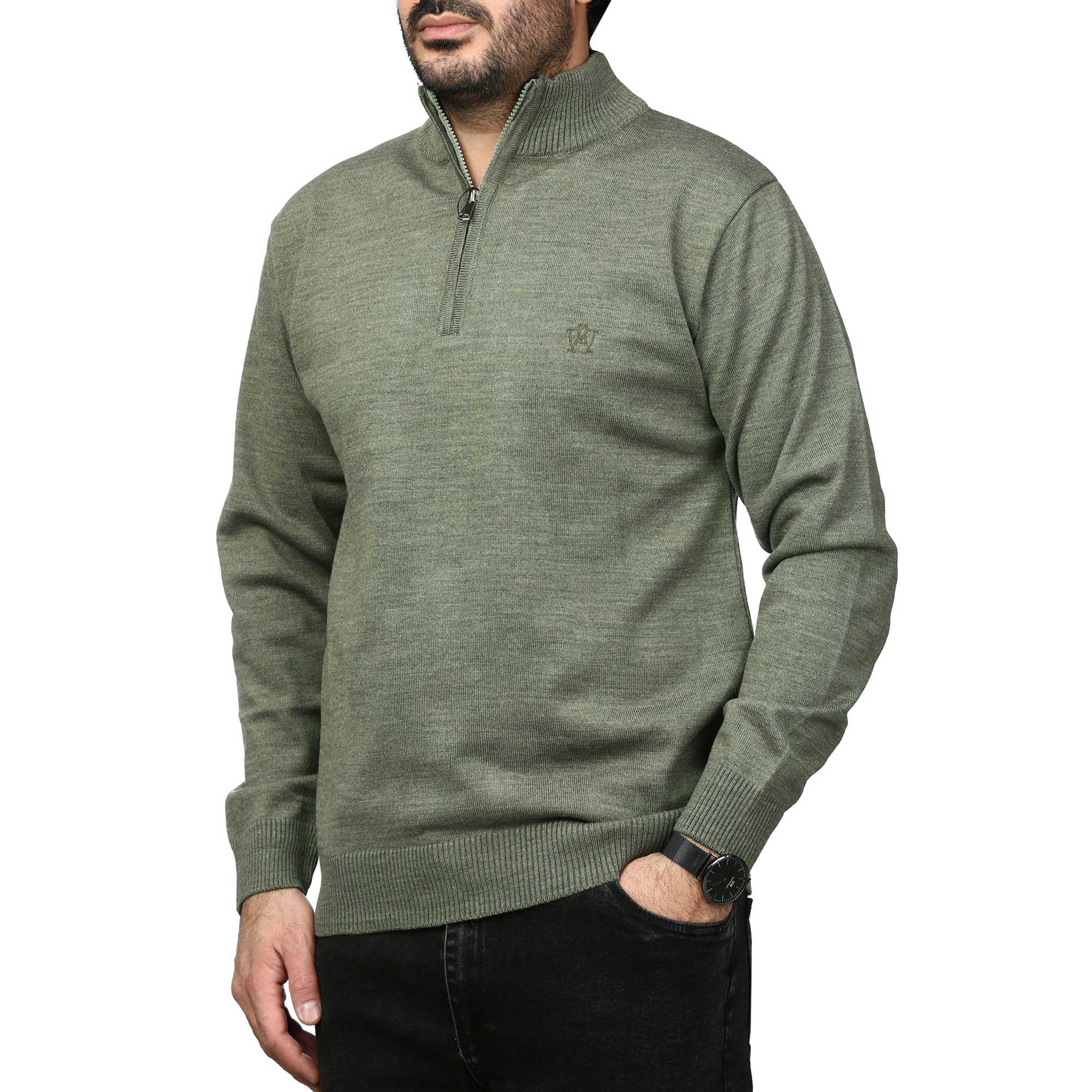 پلیور بافت نیم زیپ ماراتن مدل 1719853