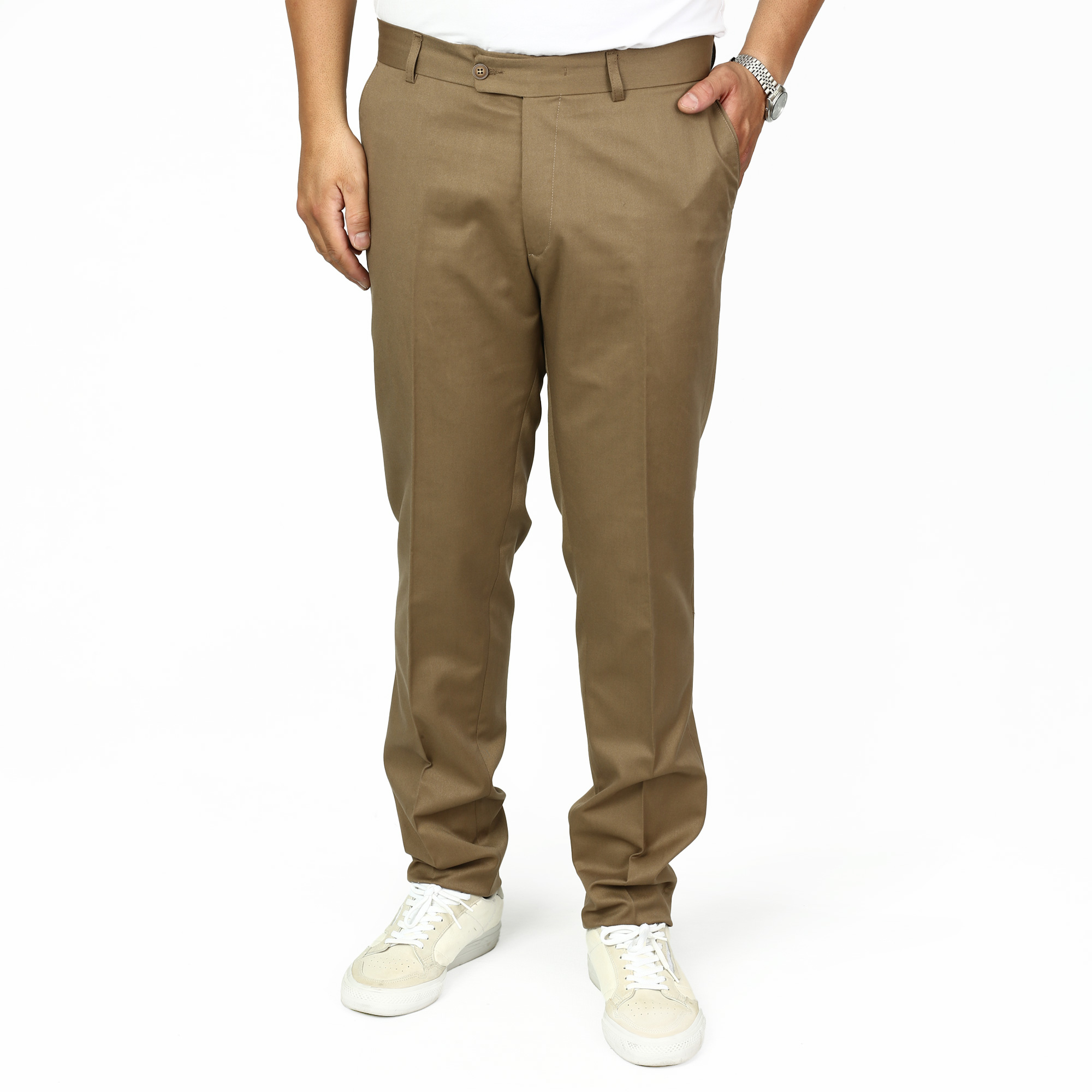 شلوار پارچه‌ای اسلیم فیت مردانه آریا مدل 3701694