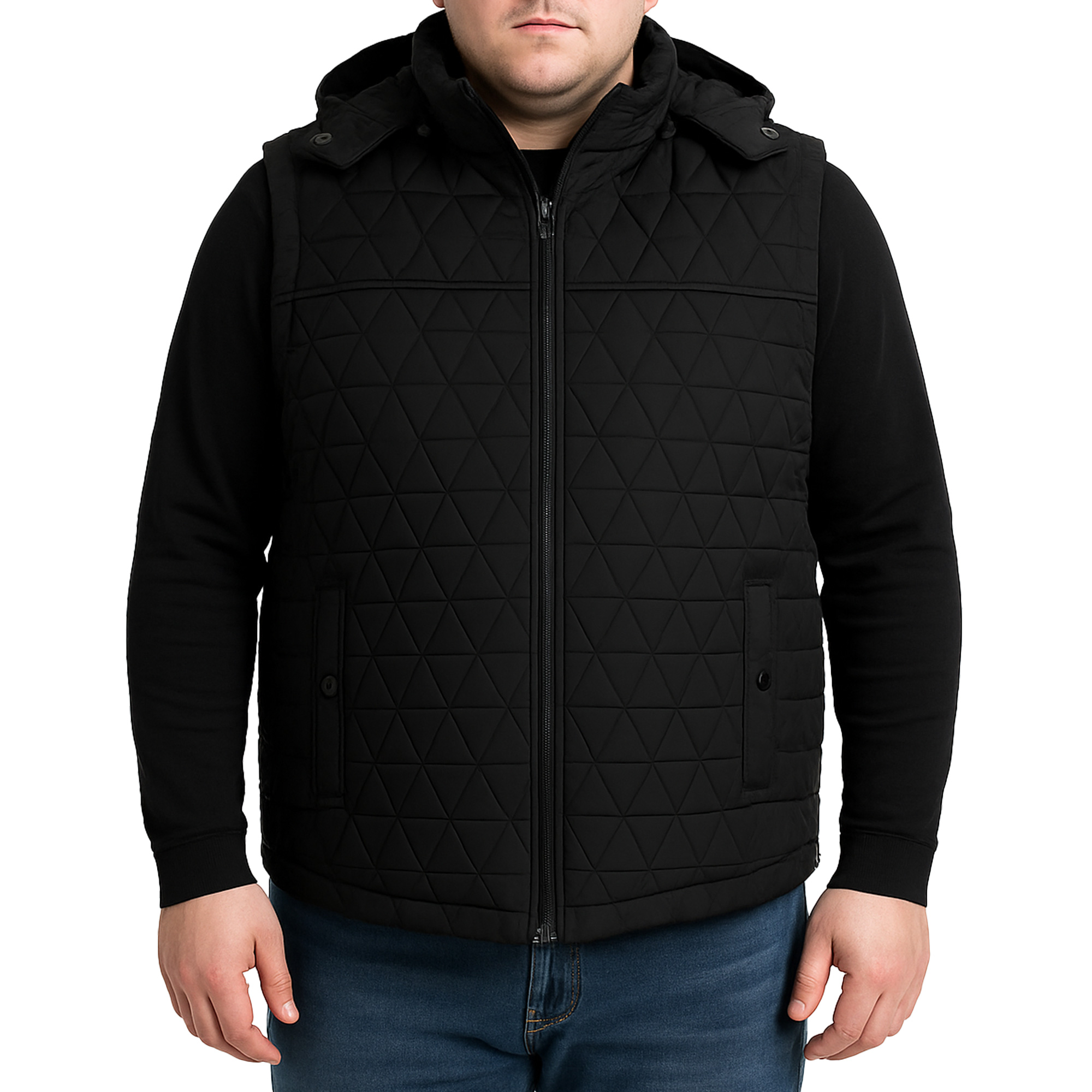 جلیقه پافر سایز بزرگ مردانه مدل 63872