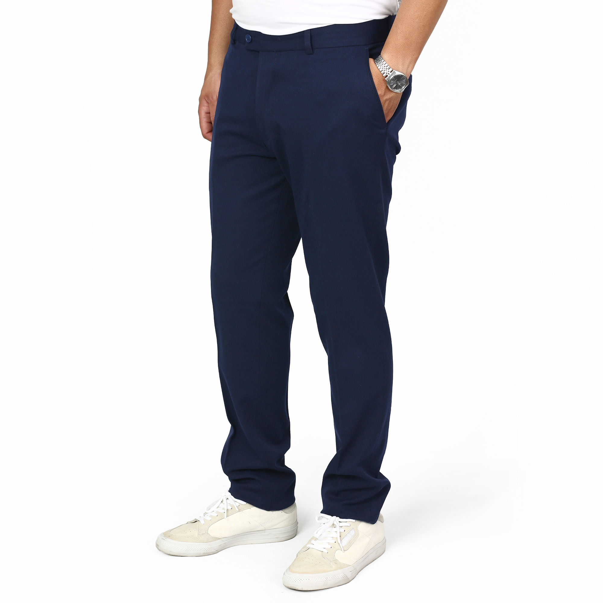 شلوار پارچه‌ای اسلیم فیت مردانه آریا مدل 3701695